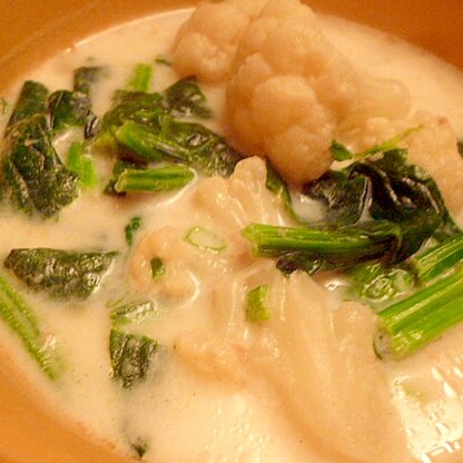冷凍野菜を活用☆中華ミルクスープ